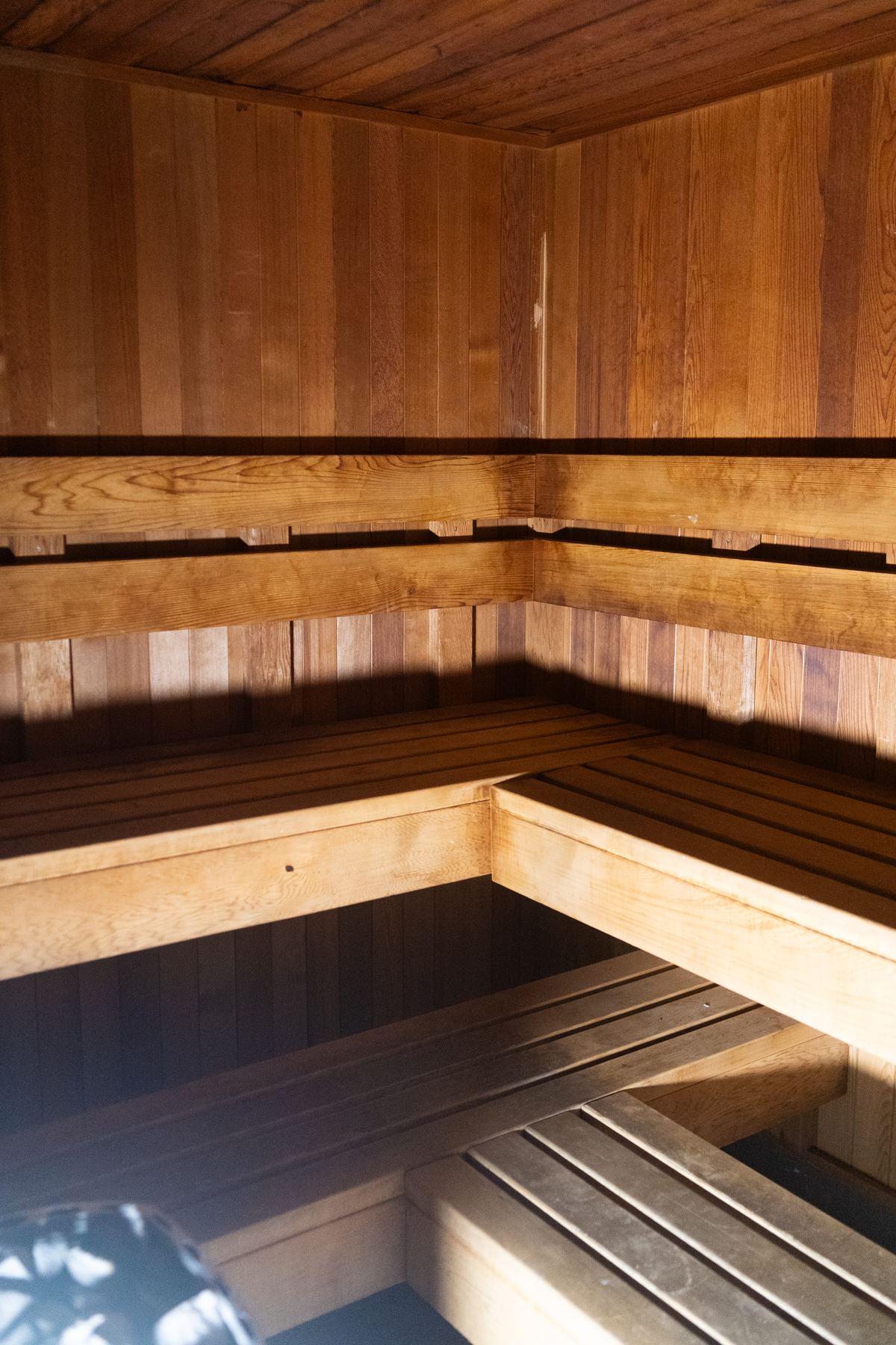 Traditional sauna at M2 Training Club Grafton Auckland