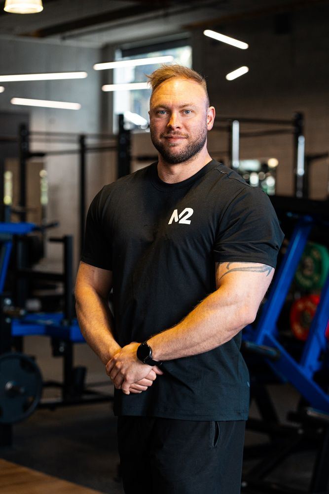 Tim, owner and bodybuilding coach at M2 Training Club in Grafton, Auckland